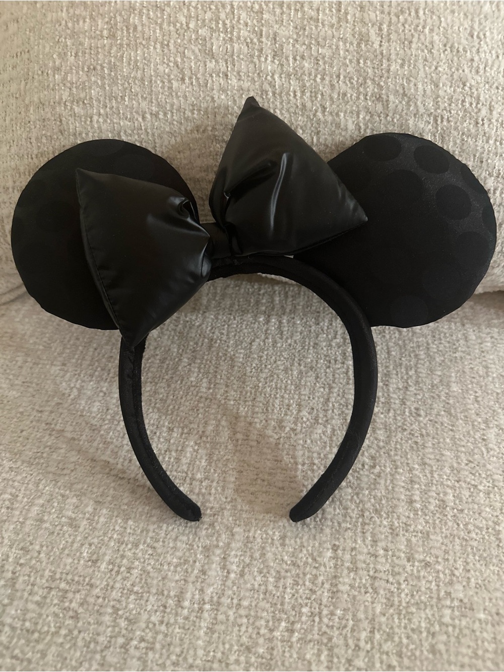 All black polka dot Minnie ears